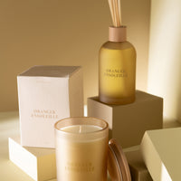 SCENTED CANDLE IN FROSTED GLASS | ORANGER ENSOLEILLE
