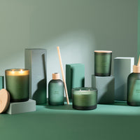 LARGE SCENTED 3 WICK CANDLE IN FROSTED GLASS | BOIS GIVRE