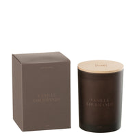 SCENTED CANDLE IN FROSTED GLASS | VANILLE GOURMANDE