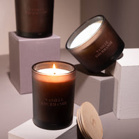 SCENTED CANDLE IN FROSTED GLASS | VANILLE GOURMANDE