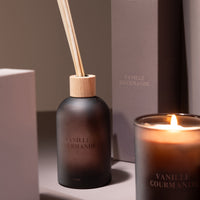 SCENTED CANDLE IN FROSTED GLASS | VANILLE GOURMANDE