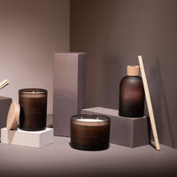 LARGE SCENTED 3 WICK CANDLE IN FROSTED GLASS | VANILLE GOURMANDE