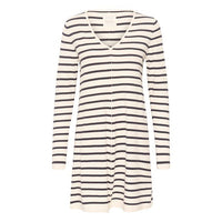 PART TWO ELSABETH DRESS | DARK NAVY STRIPE