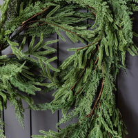 NORFOLK & CYPRESS MIX REAL TOUCH FAUX CHRISTMAS GARLAND | 9FT | 270cm