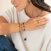 EMOTION LAPIS LAZULI GOLD BRACELET