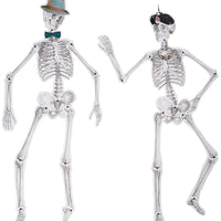 MR & MRS BONES HANGING SKELETON DECORATIONS