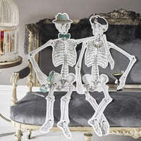 MR & MRS BONES HANGING SKELETON DECORATIONS