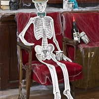 MR & MRS BONES HANGING SKELETON DECORATIONS