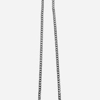 CUBAN STYLE CHAIN LINK BAG STRAP | PEWTER