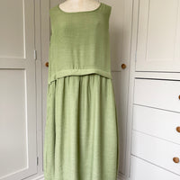 BAMBOO & COTTON AMY DRESS | AVOCADO | S|M