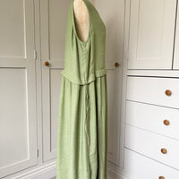 BAMBOO & COTTON AMY DRESS | AVOCADO | S|M