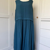 BAMBOO & COTTON AMY DRESS | SEAGREEN | M|L