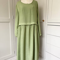 BAMBOO & COTTON ARLEE DRESS | AVOCADO | S|M