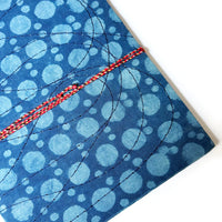 FABRIC COVERED NOTEBOOK | BLUE