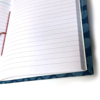 FABRIC COVERED NOTEBOOK | BLUE