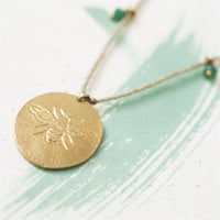 FEMININE AVENTURINE GOLD NECKLACE