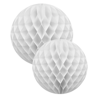 WHITE PAPER HONEYCOMB BALLS | SET 2
