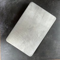 VINTAGE 1949 GRUNDY ALUMINIUM DINNER TRAY | LARGE WITH 2 HANDLES | B