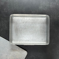 VINTAGE 1953 GRUNDY ALUMINIUM DINNER TRAY | SMALL WITH ONE HANDLE