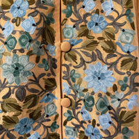 KASHMIRI EMBROIDERED SILK COAT | GOLD