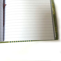 FABRIC COVERED NOTEBOOK | GREEN