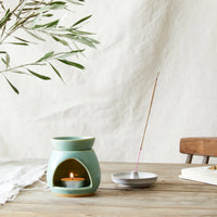 SUNU STONEWARE OIL WAX MELT BURNER | BLUE