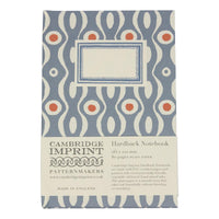 CAMBRIDGE IMPRINT HARDBACK NOTEBOOK | PERSEPHONE CORNFLOWER & RED