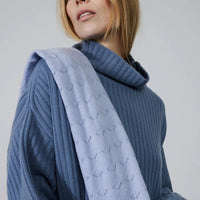 GINE TURTLE-NECK MONGOLIAN CASHMERE SWEATER | SLATE GREY