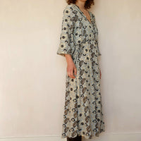 GABRIELLE PARKER HOLLY DRESS | STAR FLOWER WITH GOLD