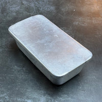 VINTAGE GRUNDY ALUMINIUM LOAF TIN WITH LID