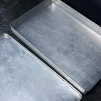 VINTAGE GRUNDY ALUMINIUM DINNER TRAY | SHALLOW LARGE