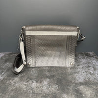PAGURO ECO-FRIENDLY, RECYCLED RUBBER SATCHEL & VEGAN MESSENGER BAG | GREY TRIM