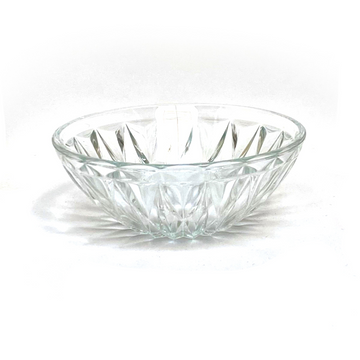 FRENCH PRESSED GLASS BOWL