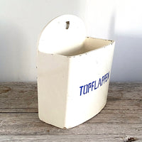 VINTAGE POT HOLDER WALL CONTAINER