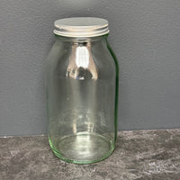 GLASS JAR WITH LID FOR CRAFT PROJECTS 600G 500ML