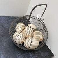 VINTAGE GIANT WIRE EGG BASKET