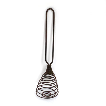 VINTAGE WIRE METAL EGG WHISK | STRAIGHT HANDLE