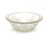 VINTAGE PRESSED GLASS BOLD WITH LIP