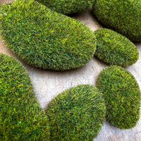 FAUX MOSSY PEBBLES | BAG OF 8