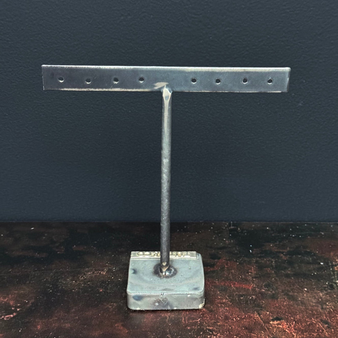 INDUSTRIAL METAL EARRING JEWELLERY DISPLAY STAND | 8 HOLES