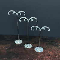 METAL EARRING JEWELLERY DISPLAY STAND | 4 HOLES | 3 HEIGHTS