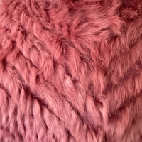 CONEY FUR PONCHO | PINK