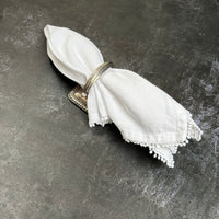 DECORATIVE SILVER FOOD CLOCHE HANDLES