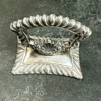 DECORATIVE SILVER FOOD CLOCHE HANDLES