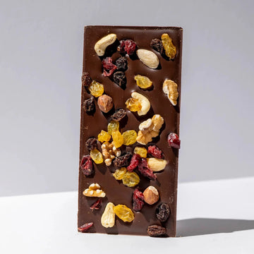 LARGE DARK CHOCOLATE TABLETTE | FRUIT & NUT