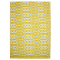 CAMBRIDGE IMPRINT WRAPPING PAPER | PERSEPHONE | MUSTARD & TURQUOISE