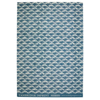 CAMBRIDGE IMPRINT WRAPPING PAPER | WAVE | INDIGO