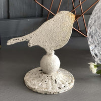DECORATIVE METAL ROBIN