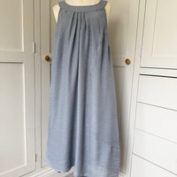 BAMBOO & COTTON SUMMER SCOOP DRESS | GREY | S|M