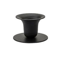 BELL CANDLE HOLDER | RUSTIC BLACK